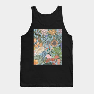 Floral Jungle Patterns Tank Top